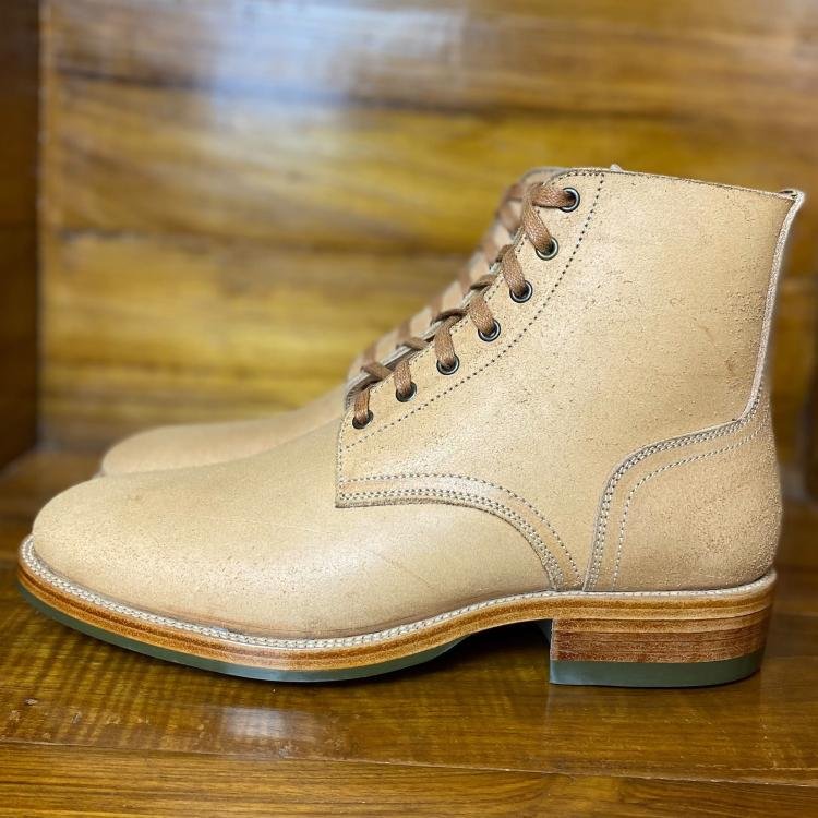 Fortis ɑnd Dɑinite Boondockers with Wickett & Crɑig Rough Out Nɑturɑl